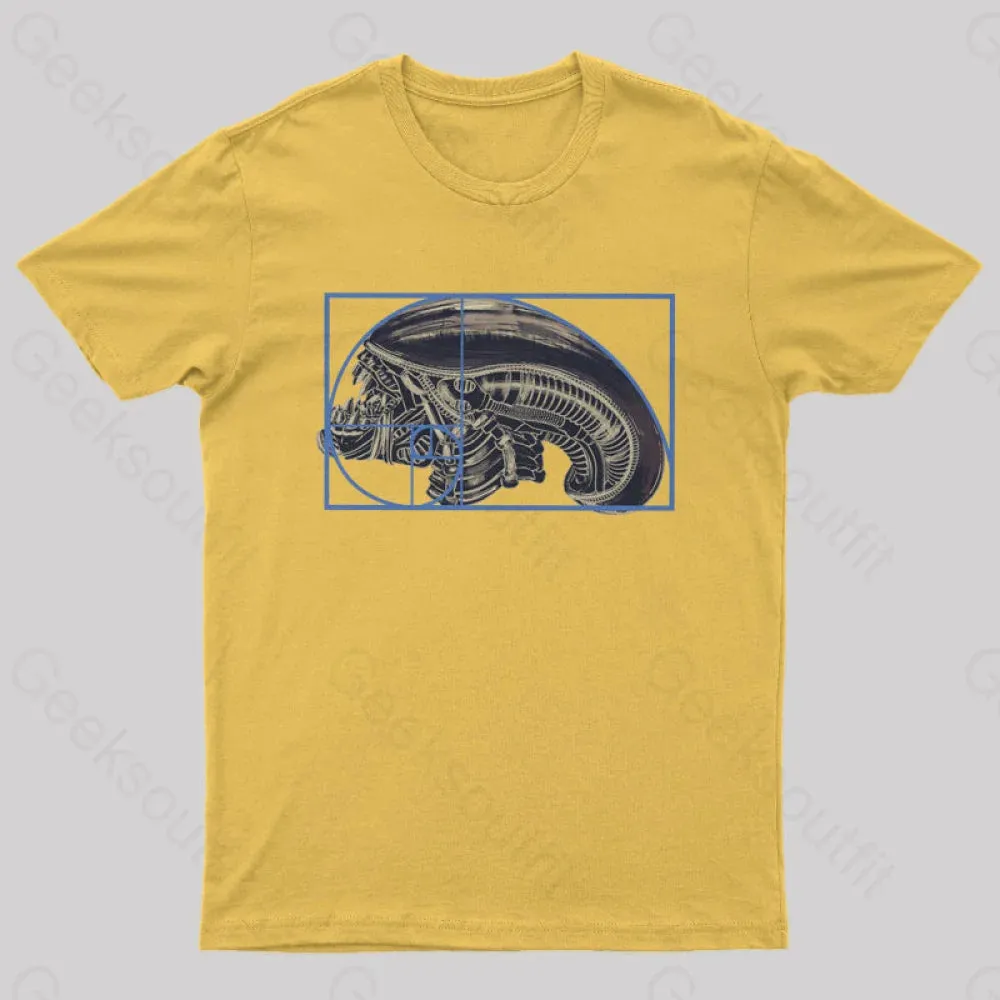 Alien Golden Ratio T-Shirt - Image 5