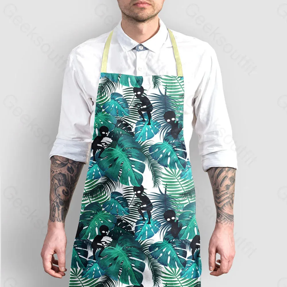 Alien Hawaiian style Apron