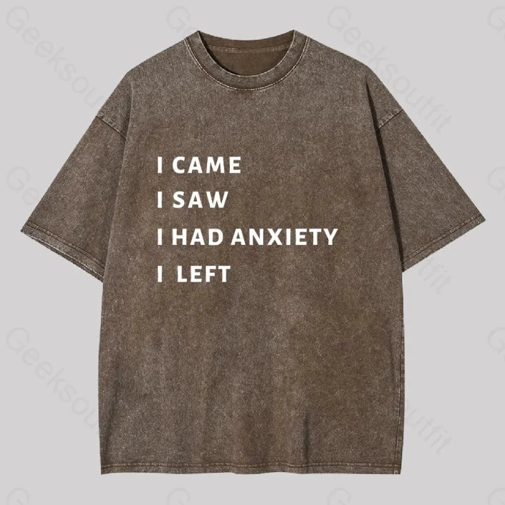 Anxiety Washed T-shirt - Image 5