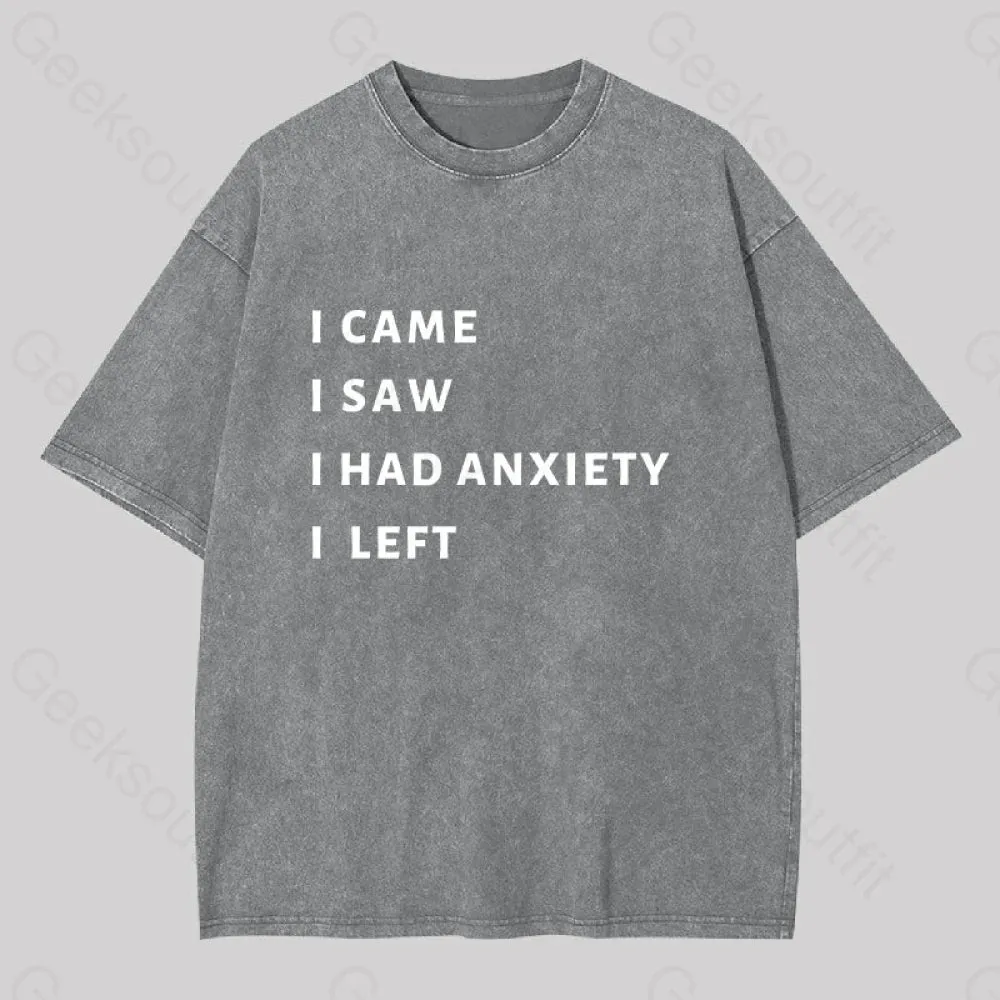 Anxiety Washed T-shirt - Image 8