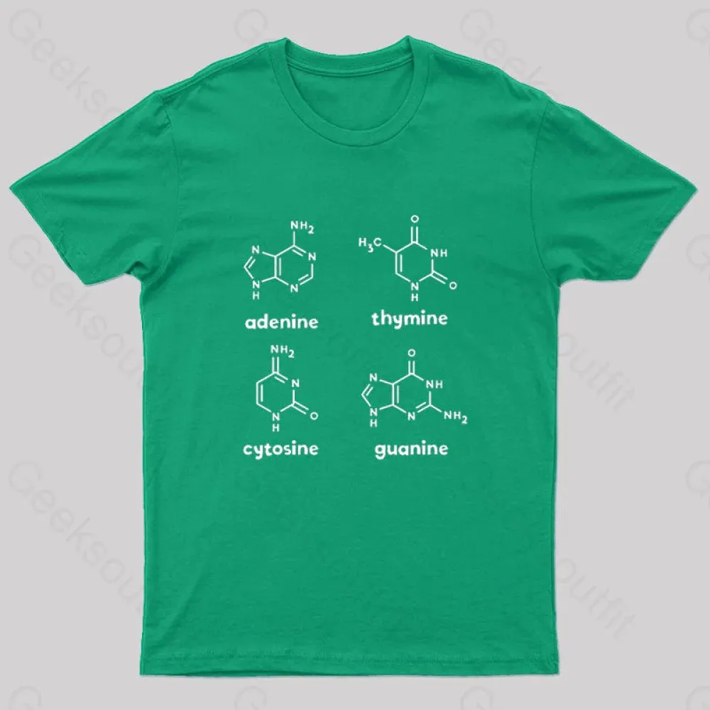 ATCG Science Molecule Chemistry Nerd T-Shirt - Image 5