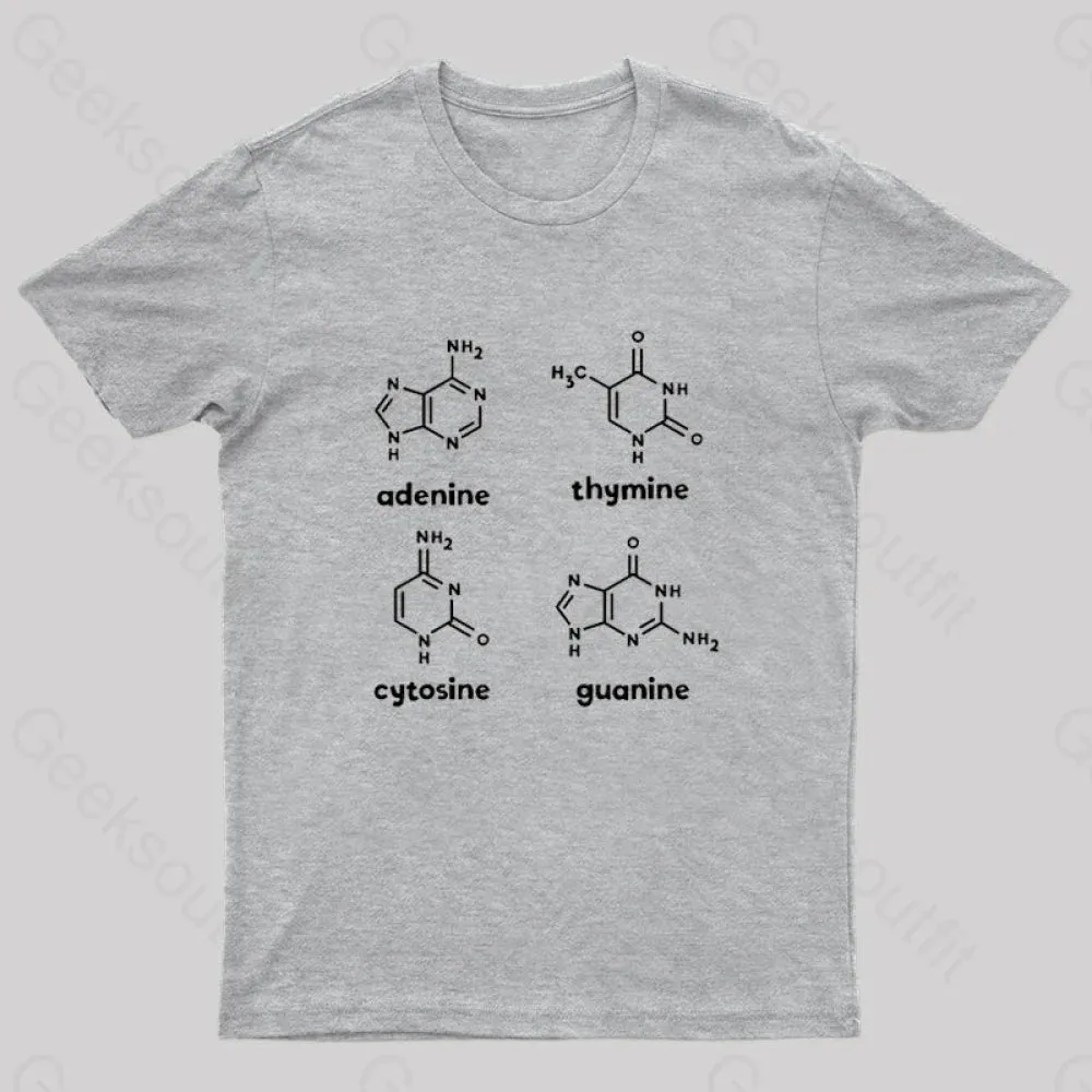 ATCG Science Molecule Chemistry Nerd T-Shirt - Image 7