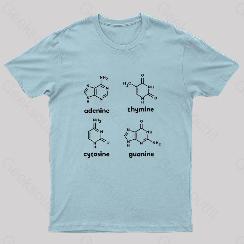 ATCG Science Molecule Chemistry Nerd T-Shirt - Image 6