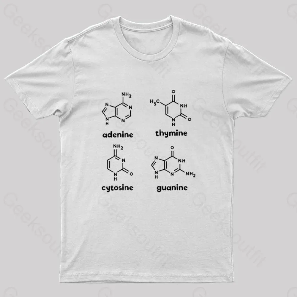 ATCG Science Molecule Chemistry Nerd T-Shirt - Image 8