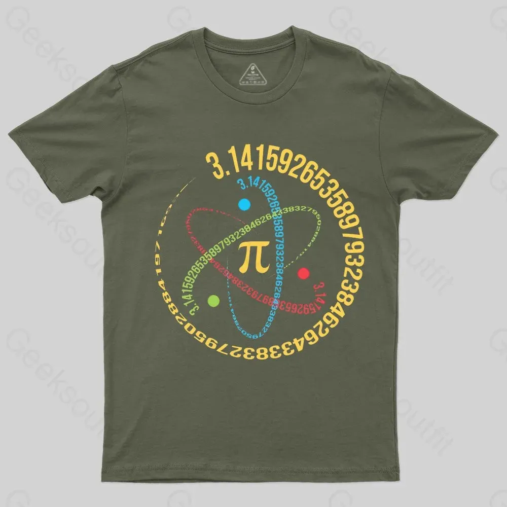 Atom Pi Math Science T-shirt - Image 3