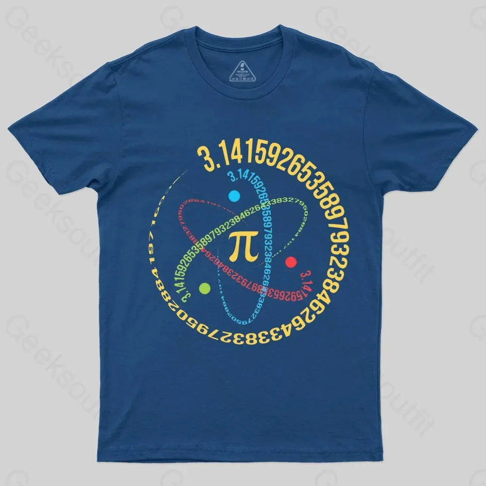 Atom Pi Math Science T-shirt - Image 2