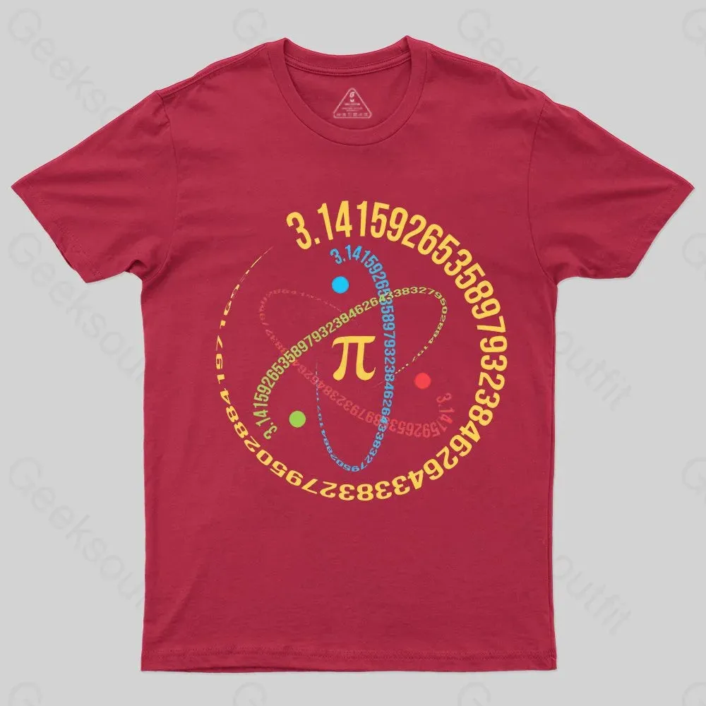 Atom Pi Math Science T-shirt - Image 4