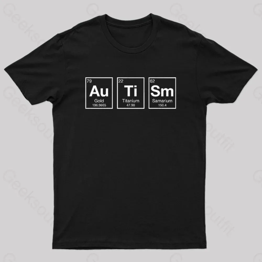 AuTiSm Periodic Table Nerd T-Shirt - Image 2