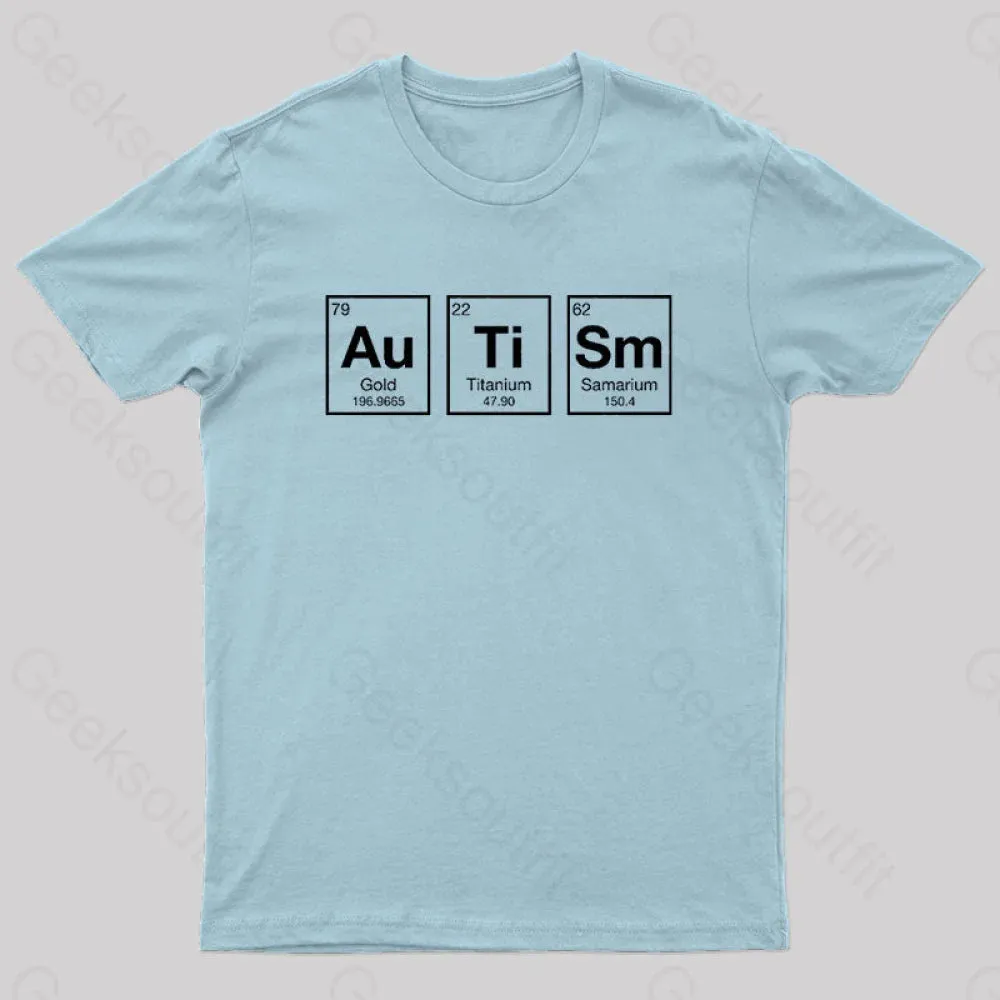 AuTiSm Periodic Table Nerd T-Shirt - Image 9