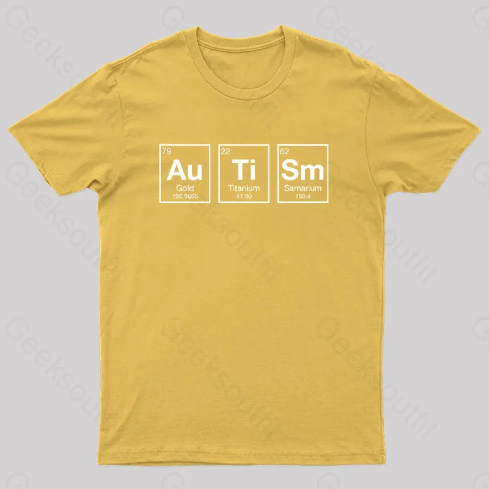 AuTiSm Periodic Table Nerd T-Shirt - Image 7