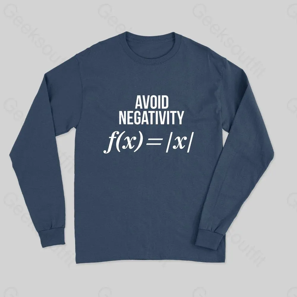 Avoid Negativity Long Sleeve T-Shirt - Image 2