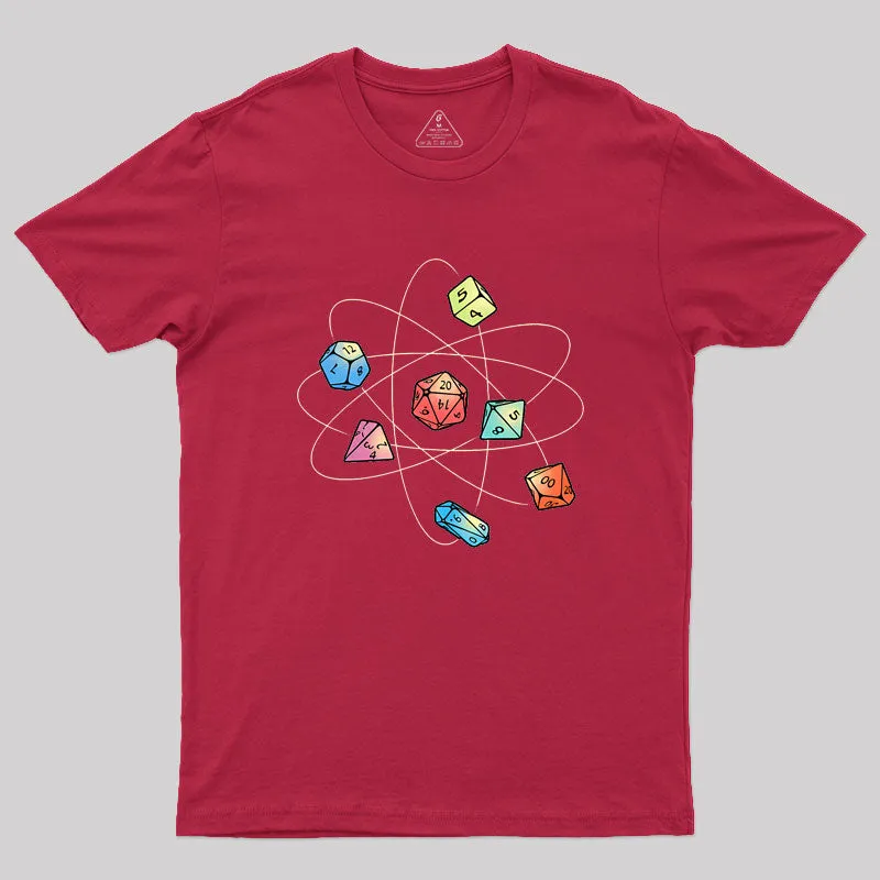 Dice Atom Geek T-Shirt - Image 5