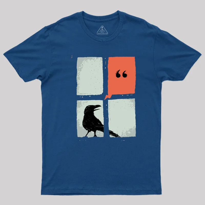 Alternative view of The Raven Geek T-Shirt