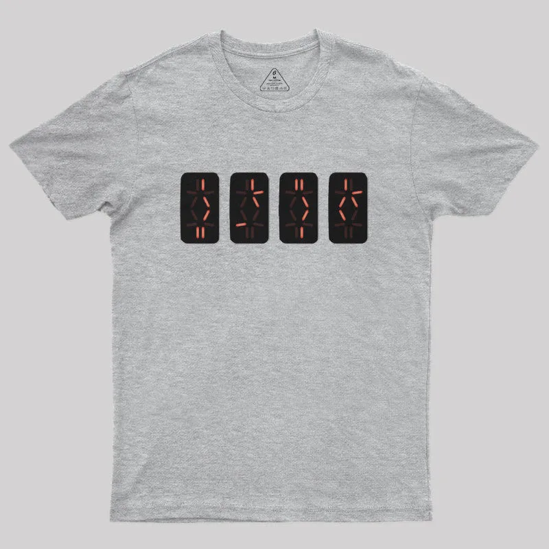 Predator Self-Destruct Countdown Timer Geek T-Shirt - Image 9