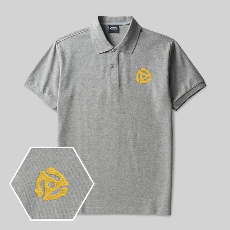 Vinyl Adapte Geek Embroidered Polo Shirts - Image 3