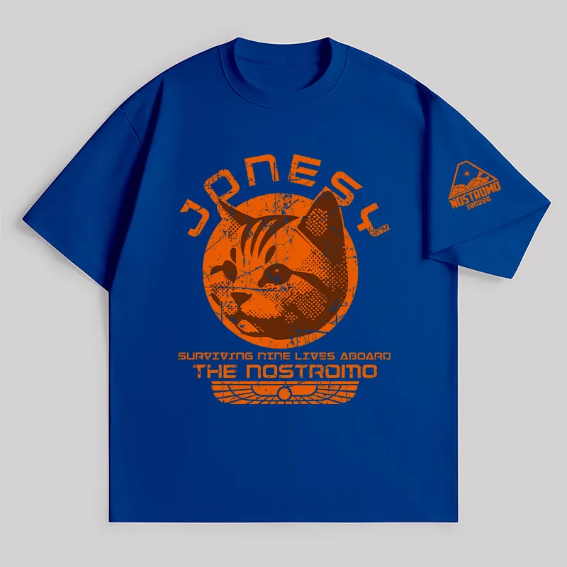 Jonesy Surviving Nine Lives Aboard The Nostromo Unisex Oversized T-shirt - Image 6