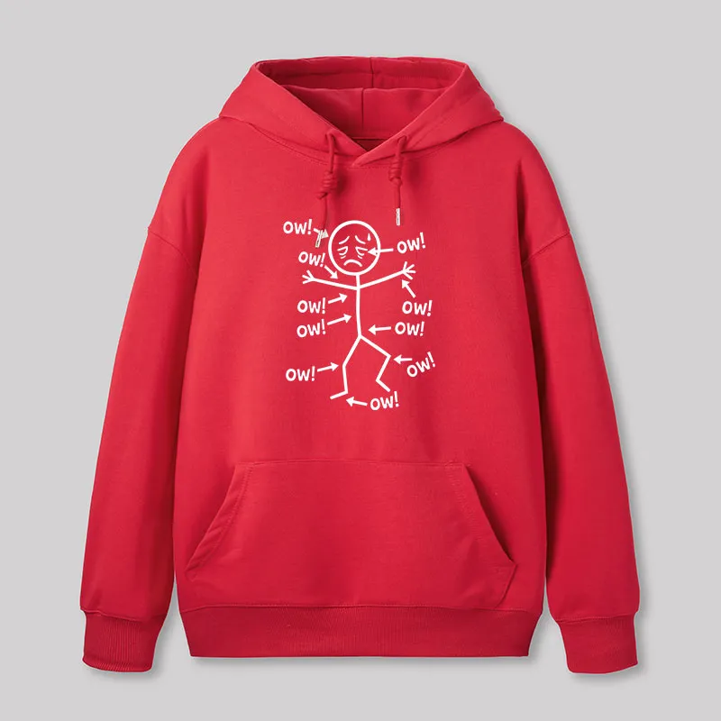 Ow Ow Ow Geek Hoodie - Image 6