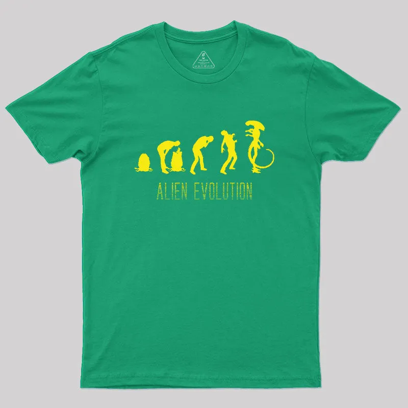 Alien Evolution Geek T-Shirt - Image 8