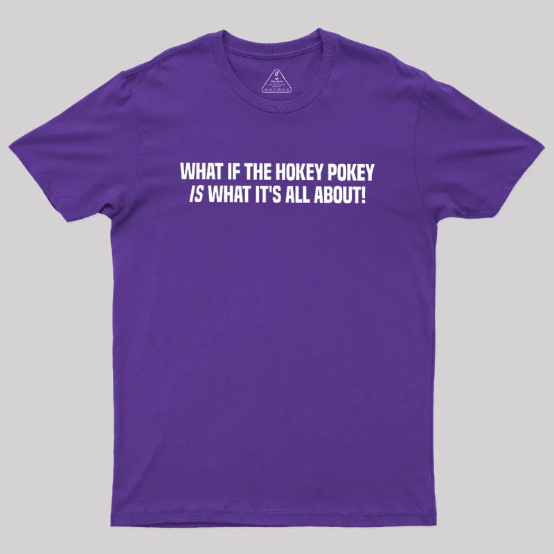 What If The Hokey Pokey Is What Its All About Geek T-Shirt - Image 6
