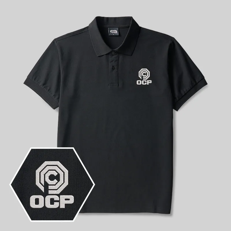 OCP Geek Embroidered Polo Shirts