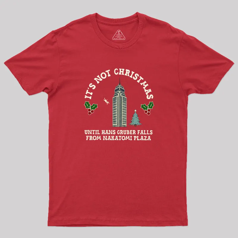 Hans Gruber Christmas Geek T-Shirt - Image 5