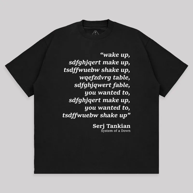 Wake Up Unisex Oversized T-shirt