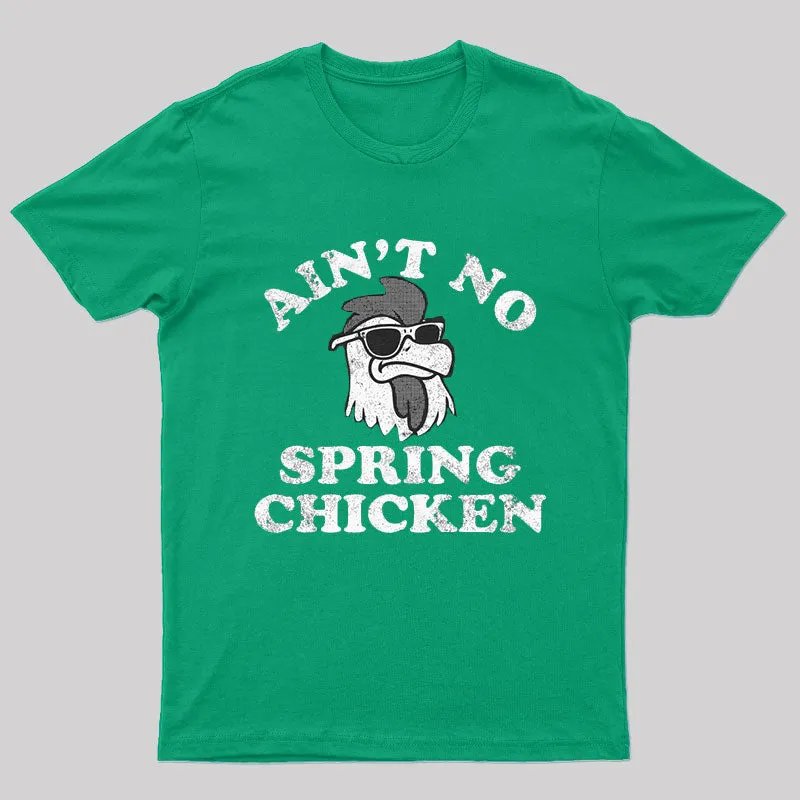 Ain't No Spring Chicken Nerd T-Shirt - Image 4