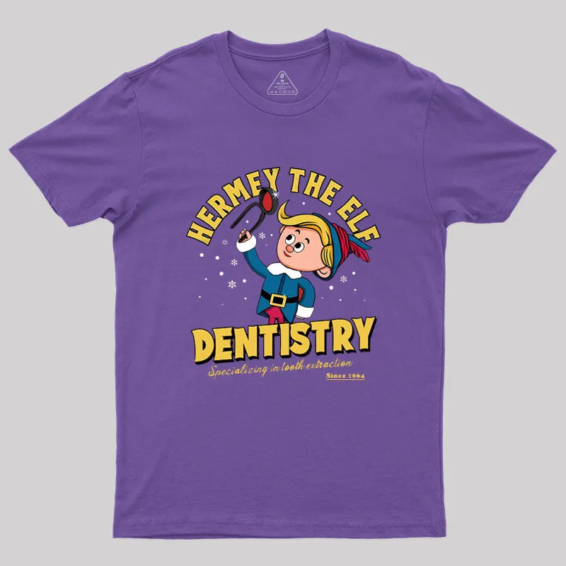 Hermey The Elf Dentistry Geek T-Shirt - Image 6