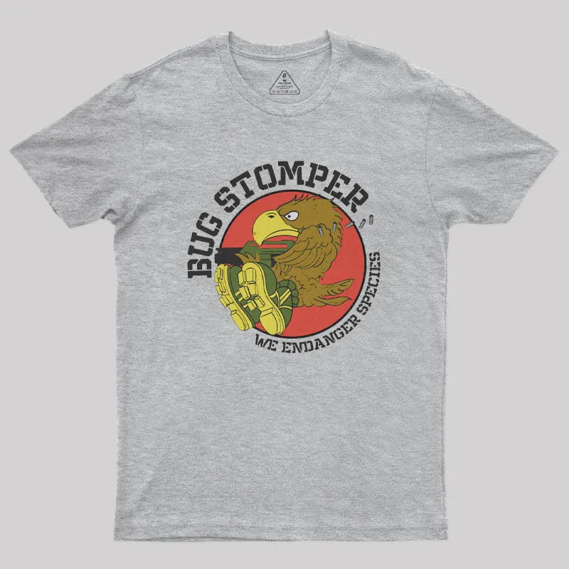 Colonial Marines Bug Stomper We Endanger Species Geek T-Shirt - Image 7