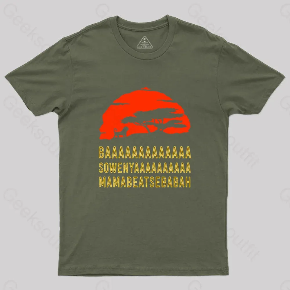 Baaa Sownyaaa Mamabeatsebabah T-Shirt - Image 3