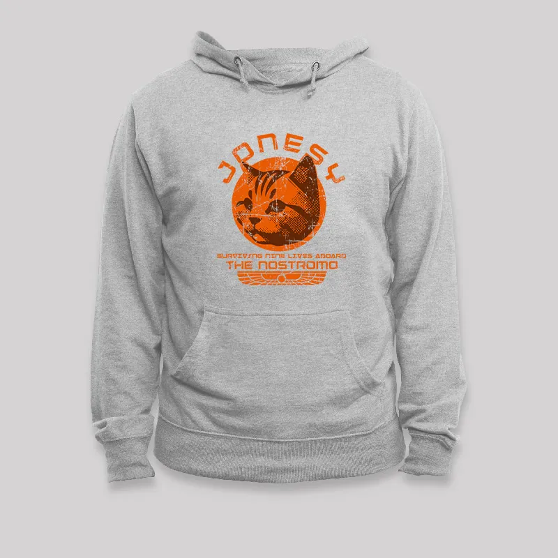 Jonesy Surviving Nine Lives Aboard The Nostromo Geek Hoodie - Image 4