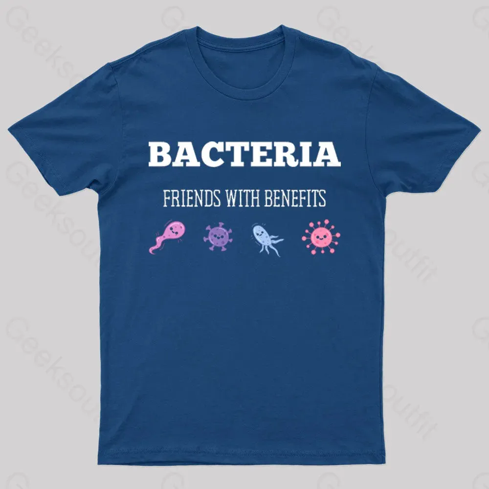 Bacteria Friends With Benefits Geek T-Shirt - Image 2