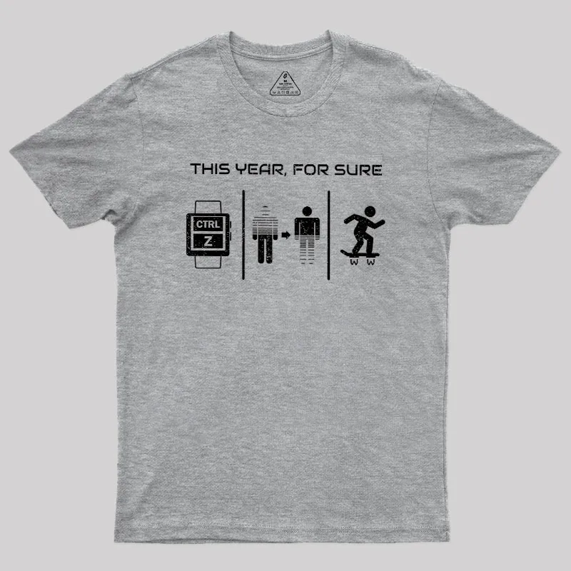 This Year For Sure Geek T-Shirt - Image 4