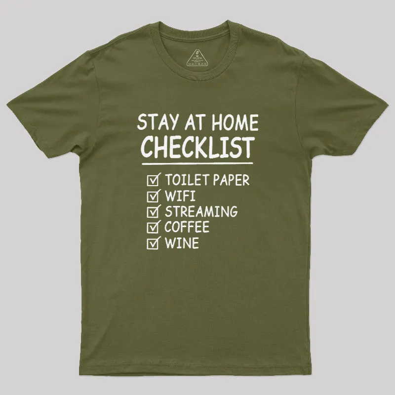 Home Checklist Geek T-Shirt - Image 3