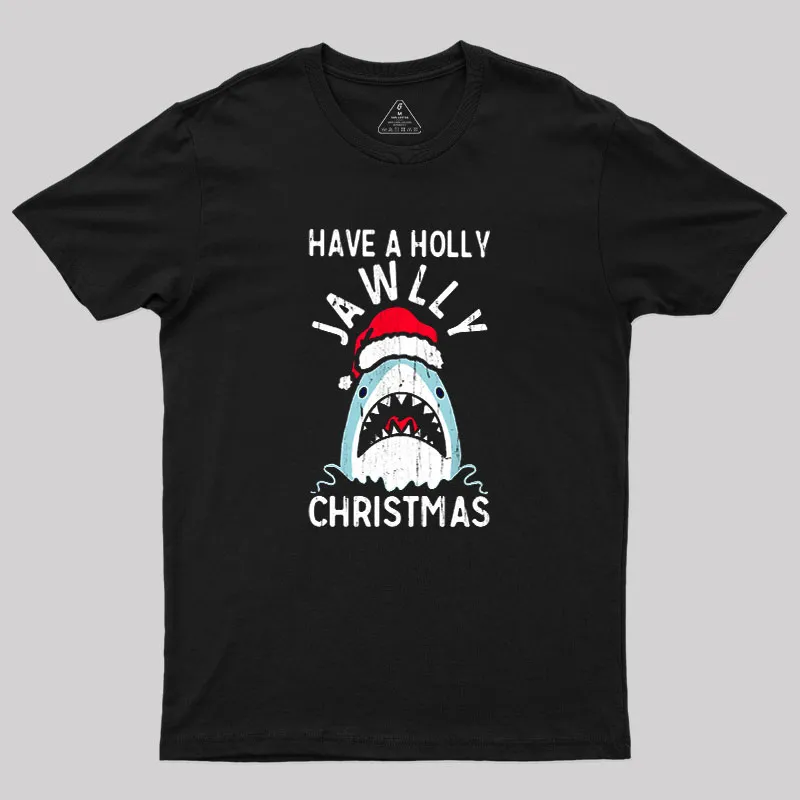 Have A Holly Jawly Christmas Geek T-Shirt - Image 2