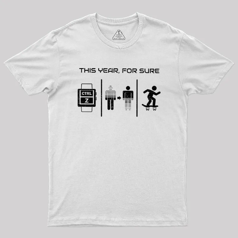 This Year For Sure Geek T-Shirt - Image 11