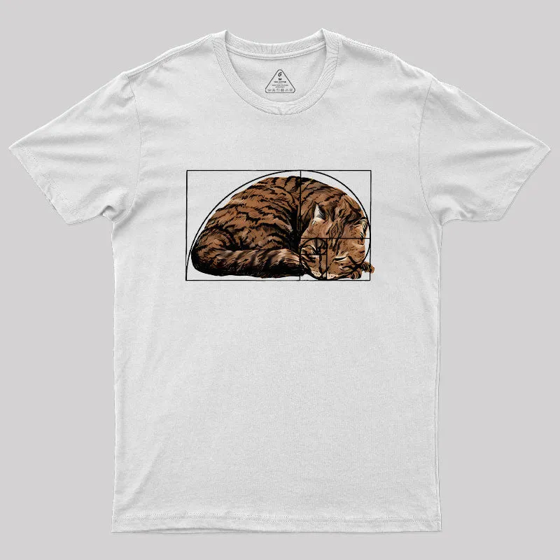 Fibonacci sequence Cat Geek T-Shirt - Image 10