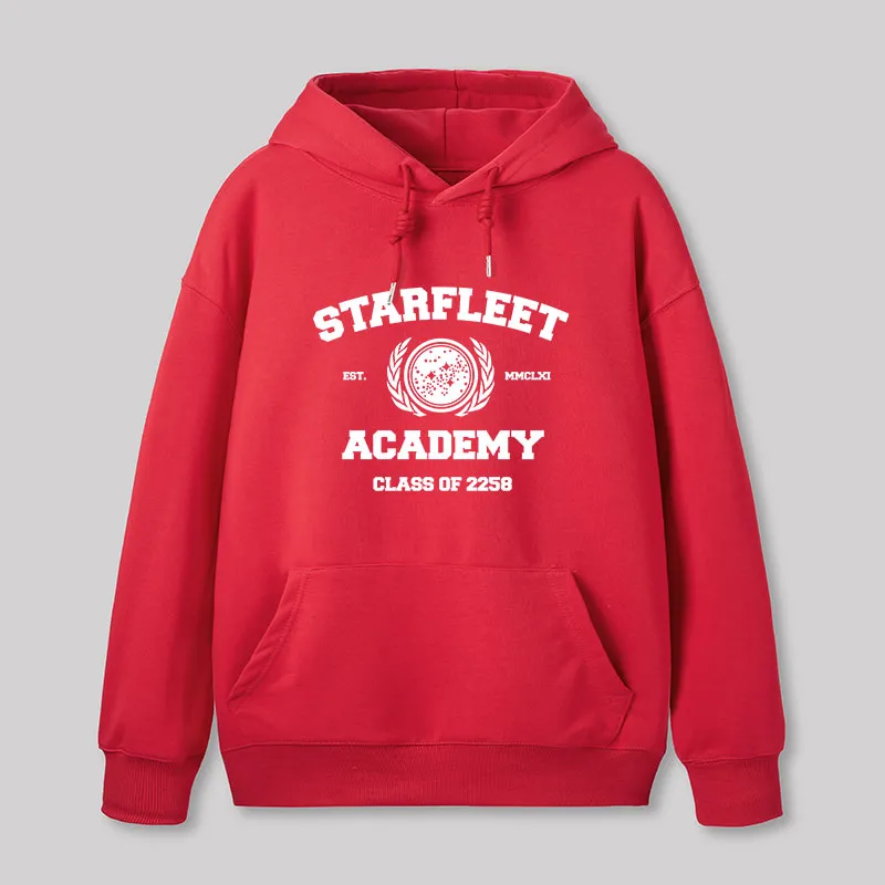 Starfleet Acadmey Class of 2258 White Hoodie - Image 7