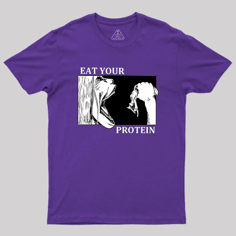 Eat Your Protein Geek T-Shirt - Image 6