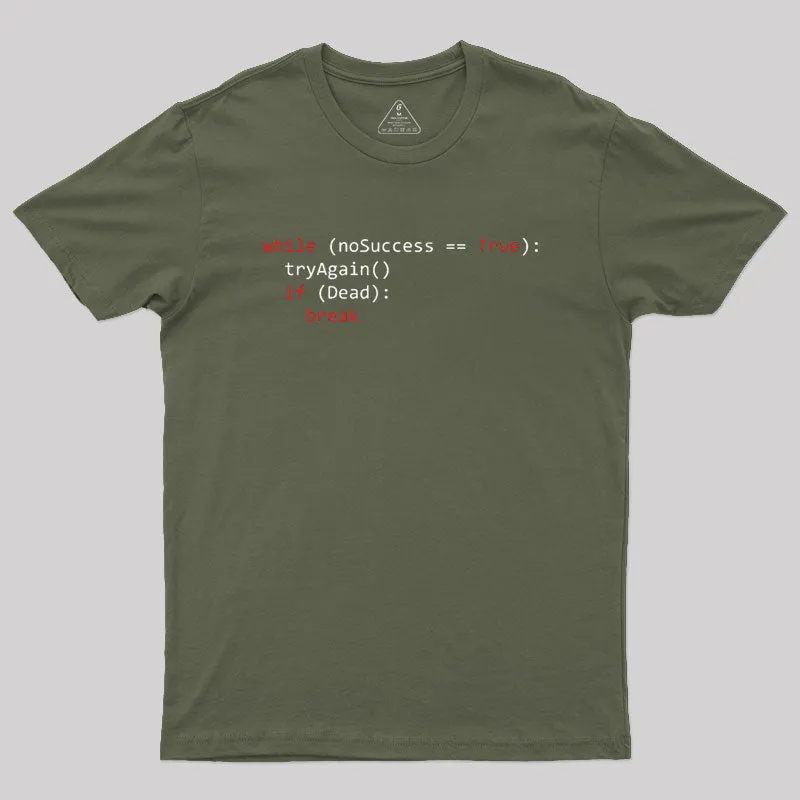 Algorithm of success | Python Coding Geek T-Shirt - Image 3