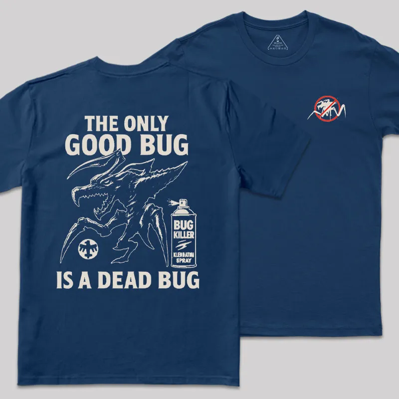 Alternative view of A Dead Bug Front and Back Printed Geek T-Shirt