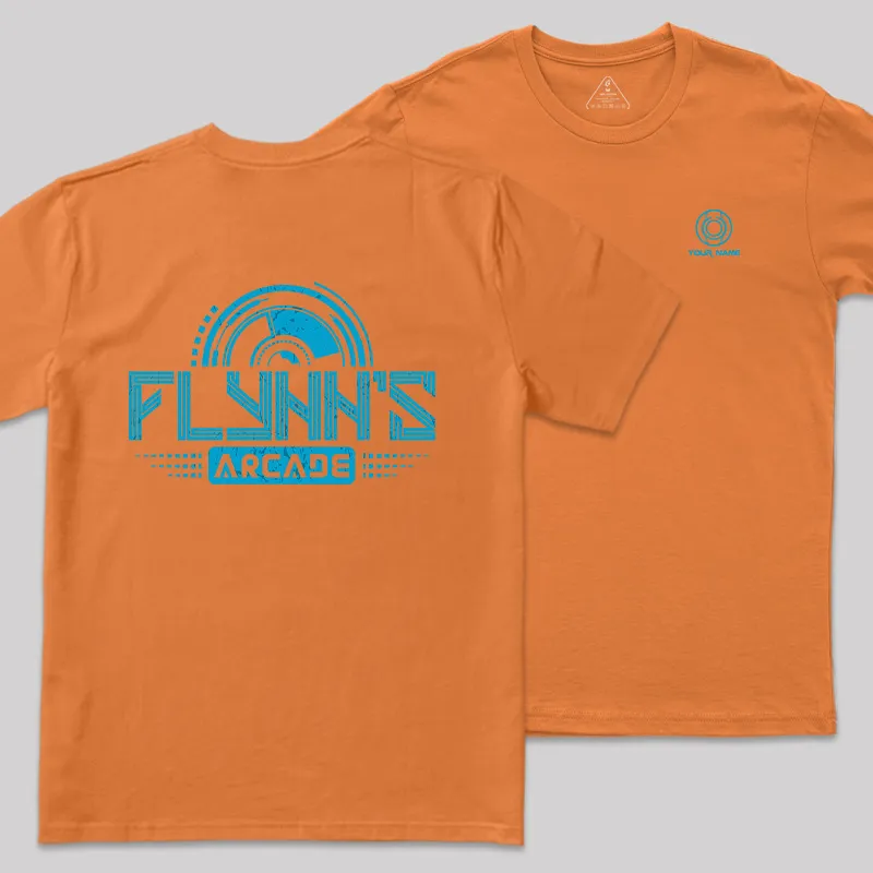 Personalized Flynn's Arcade Geek T-Shirt - Image 5