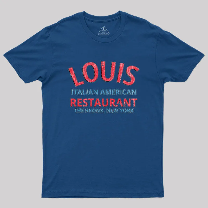 Louis Restaurant Godfather Geek T-Shirt - Image 4