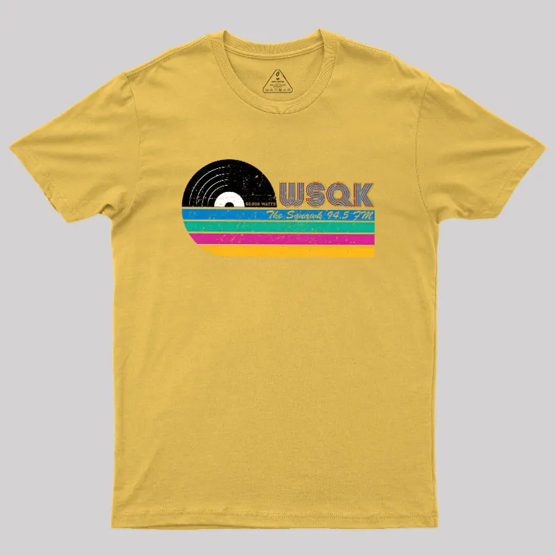 Retro WSQK Geek T-Shirt - Image 8