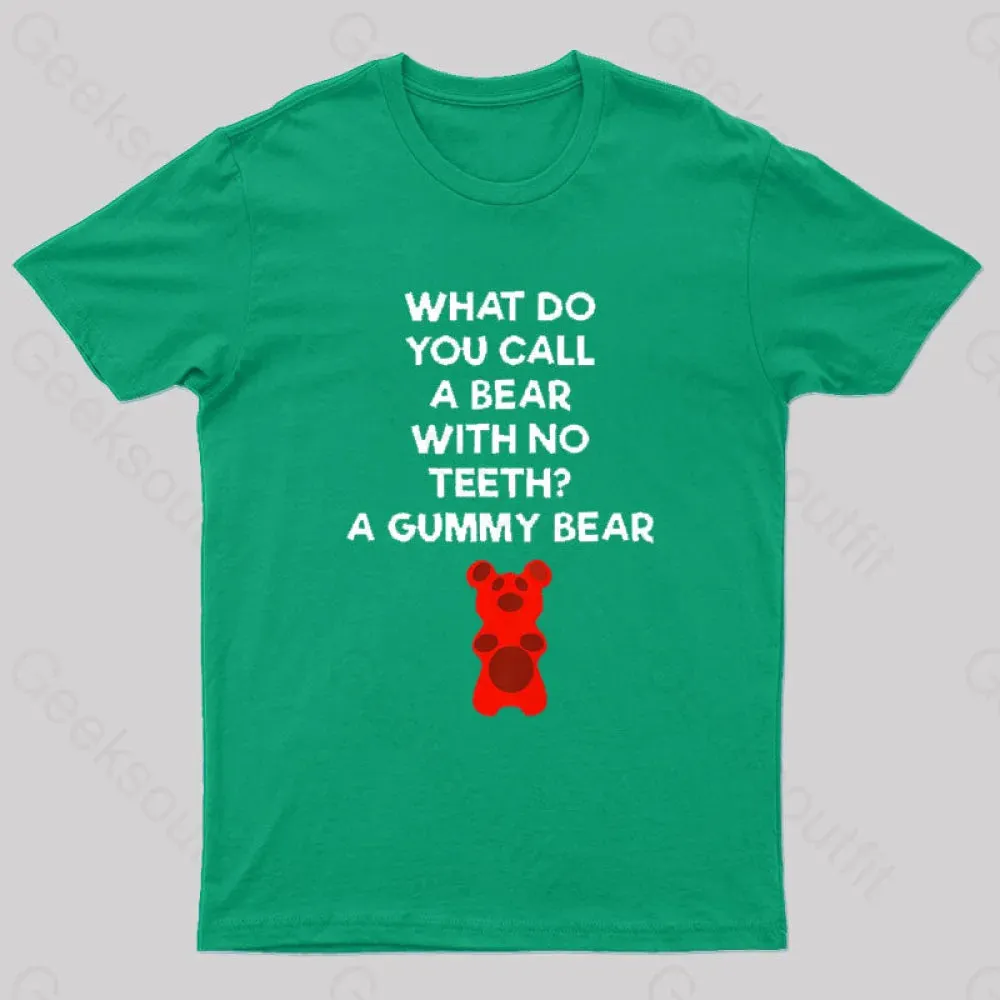 Bear With No Teeth Geek T-Shirt - Image 4