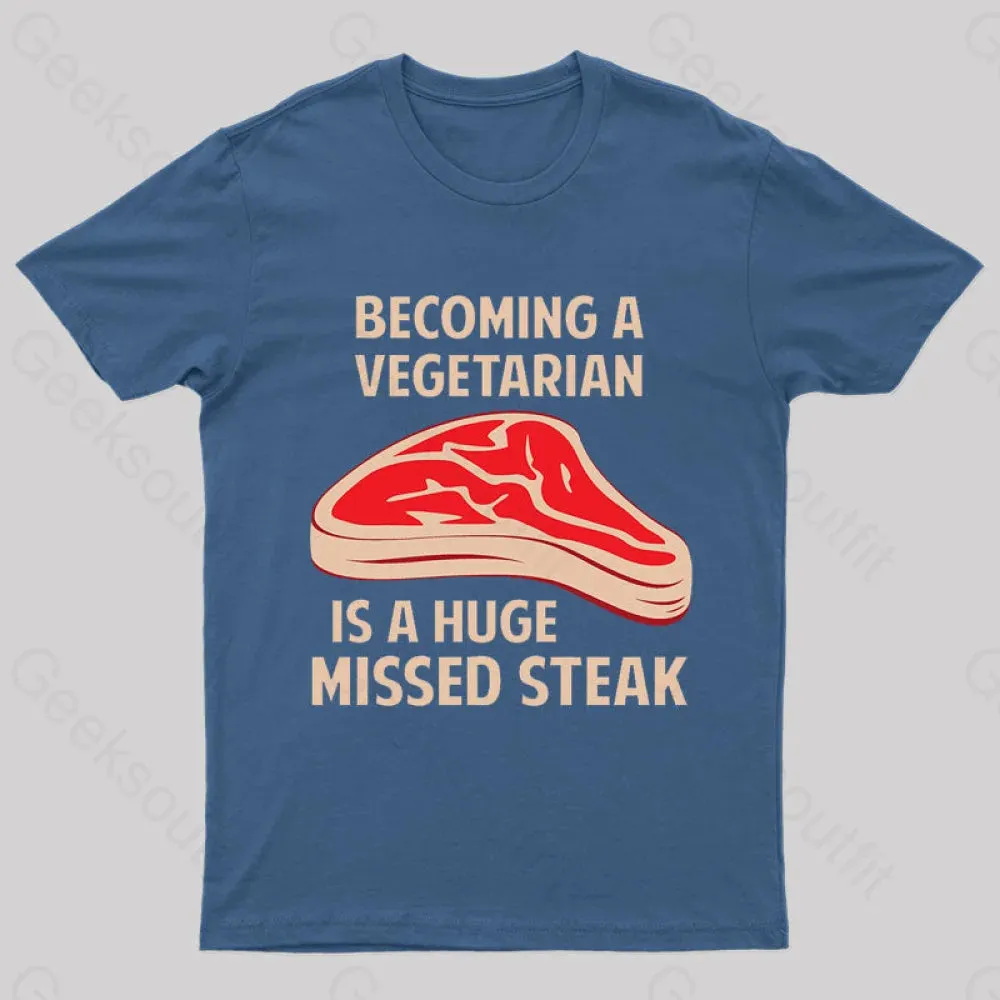 Becoming A Vegetarian Nerd T-Shirt - Image 3