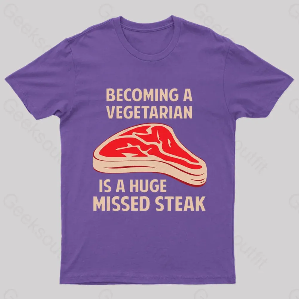 Becoming A Vegetarian Nerd T-Shirt - Image 6