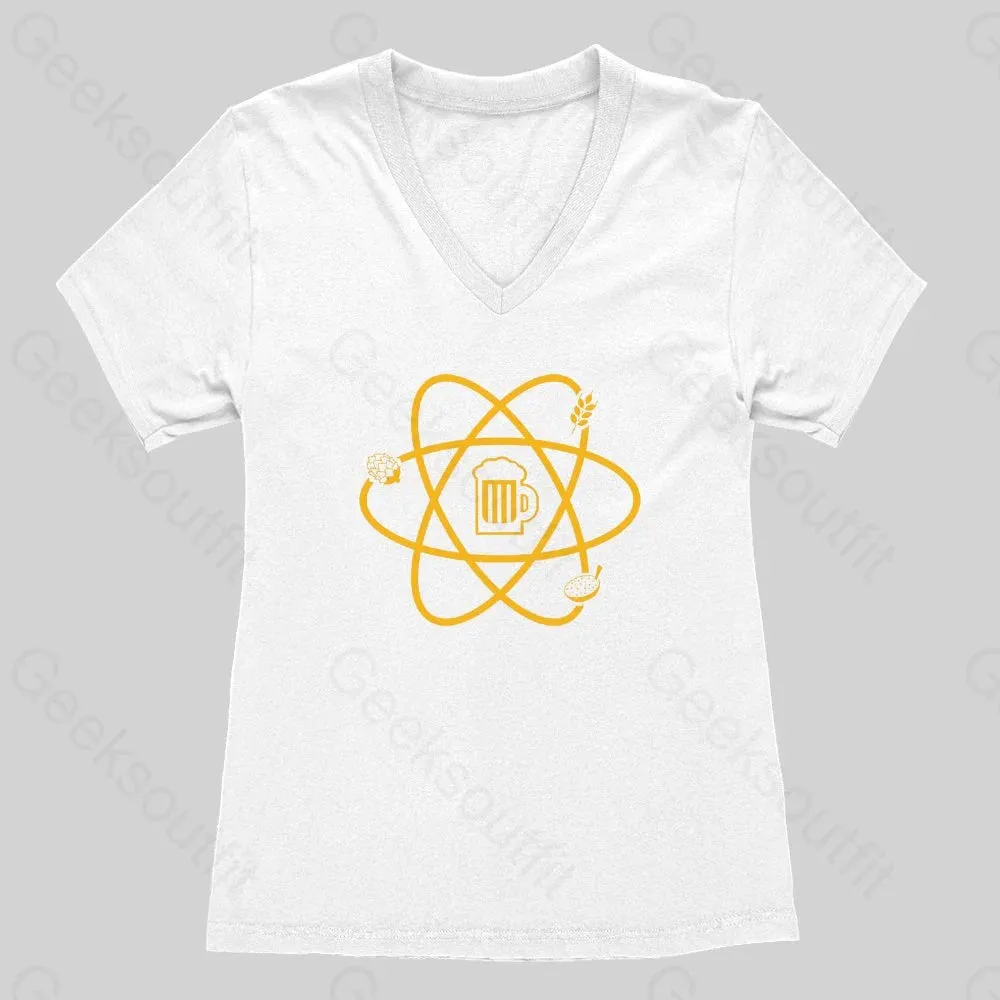 Beer Basics Women's V-Neck T-shirt - Image 2