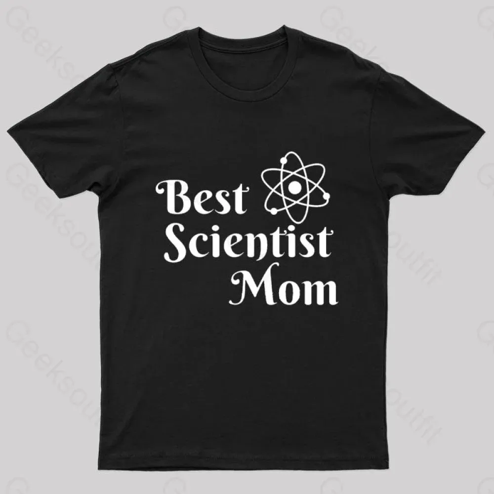 Best Scientist Mom Nerd T-Shirt - Image 3