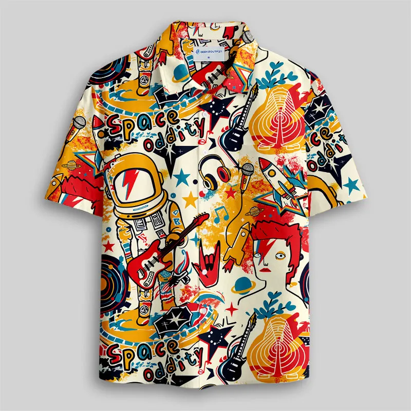 Space Oddity Button Up Pocket Shirt - Image 2